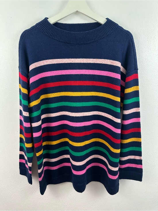 Sweaters - TALBOTS SOFT STRIPE MOCKNECK SWEATER WOMEN'S SIZE PXL